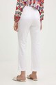 Odzież Sisley spodnie 4IULLF02Y biały