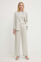 Sisley spodnie 49NMLF057 beżowy SS24