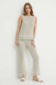 Sisley pantaloni 196PMF008 bej SS24