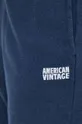 tmavomodrá Bavlnené tepláky American Vintage
