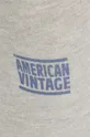 szary American Vintage spodnie dresowe