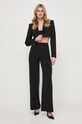 Patrizia Pepe spodnie 2P1603.A049 czarny AA00