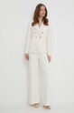 Calvin Klein spodnie K20K207067 beżowy SS24