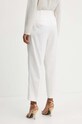 Odzież MICHAEL Michael Kors spodnie lniane MS430NC9BA biały
