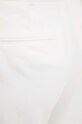 MICHAEL Michael Kors spodnie lniane biały MS430NC9BA