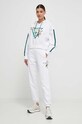 Guess spodnie dresowe bawełniane ZOEY V4GB04.KC6V1 biały SS24