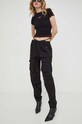 Diesel spodnie czarny A10576.0PCAK