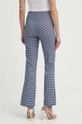 Guess pantaloni ORNELLA 48% Poliestere, 39% Viscosa, 10% Poliammide, 3% Spandex