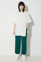 adidas Originals cotton joggers Jogger Pants IR8090 green SS24
