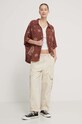 Vans pantaloni de bumbac VN000GWND361 bej SS24