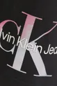 crna Pamučni donji dio trenirke Calvin Klein Jeans