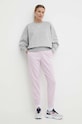 Puma spodnie dresowe 586843 różowy SS24