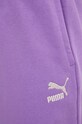 Puma pantaloni de trening din bumbac BETTER CLASSIC violet 624233