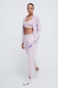 Puma spodnie dresowe 677895 fioletowy SS24
