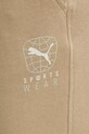 Puma spodnie dresowe BETTER SPORTSWEAR beżowy 679010