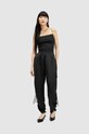 AllSaints spodnie tkanina czarny WP014Y