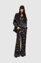 Παντελόνι AllSaints LOUISA TANA μεσαία μαύρο WP534Z