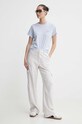 Hollister Co. pantaloni din in KI356.4014.108 alb SS24