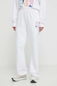 Ellesse pantaloni de trening Sylvana Jog Pant tricotaj alb SGV20248