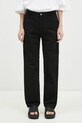 Bavlněné kalhoty Carhartt WIP Pierce Pant Straight bavlna černá I026588.89GD