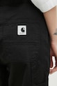Bavlněné kalhoty Carhartt WIP Pierce Pant Straight černá I026588.89GD