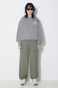 Carhartt WIP cotton trousers Collins Pant I029789.1YFGD green SS24