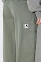 Carhartt WIP cotton trousers Collins Pant I029789.1YFGD green