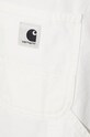 Бавовняні штани Carhartt WIP Pierce Double Knee Pant I033139.D602 бежевий