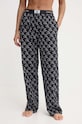 Calvin Klein Underwear spodnie piżamowe bawełniane wzorzyste czarny 000QS6973E
