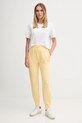 Tepláky Lacoste XF0343 žltá AW25