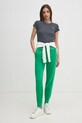 Lacoste pantaloni de trening XF0343 verde SS25