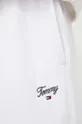 білий Бавовняні спортивні штани Tommy Jeans