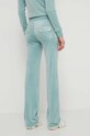 Îmbrăcăminte Juicy Couture pantaloni de trening din velur JCAP180.608 verde
