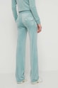 Îmbrăcăminte Juicy Couture pantaloni de trening din velur JCAP180.608 verde