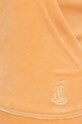 Juicy Couture spodnie dresowe welurowe pomarańczowy JCAP180.610