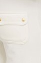Juicy Couture spodnie dresowe welurowe beżowy JCAP180G.181