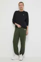 New Balance spodnie dresowe WP33513KOU zielony