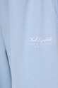 Karl Lagerfeld pantaloni de trening din bumbac albastru 241W2114