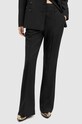 AllSaints spodnie z wełną SEVENH WT518Z czarny SS24
