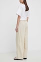 Oblečenie Ľanové nohavice By Malene Birger Q72281006 béžová