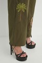 Never Fully Dressed pantaloni de bumbac NFDTR304.Khaki verde