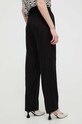 Дрехи Панталон с лен Desigual ARMAND 24SWPW10 черен