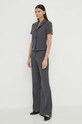 Remain pantaloni din lana 501994514 gri SS24