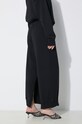 MM6 Maison Margiela pantaloni da jogging in cotone nero S52KA0489