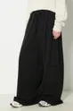 czarny MM6 Maison Margiela spodnie dresowe bawełniane