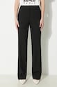 Вълнен панталон JW Anderson Front Pocket Straight Trousers черен TR0332.PG1321.999