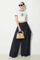 JW Anderson wool trousers Side Panel Trousers navy