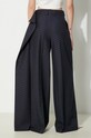 Odzież JW Anderson spodnie wełniane Side Panel Trousers TR0334.PG1470.888 granatowy