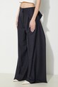 JW Anderson spodnie wełniane Side Panel Trousers granatowy TR0334.PG1470.888