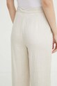 Bruuns Bazaar pantaloni din amestec de in OxalisBBMadalena bej BBW3937